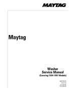 maytag washer capacity on series lat8000