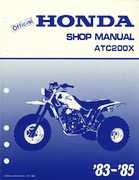 honda manual s for a 1983 200 x