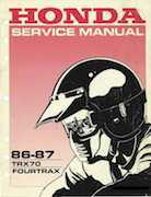 honda trx 70 service manual