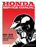 1986 honda trx250 utility fourtrax manual