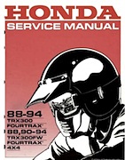 1988 honda 350 foreman 4x4 repair manual
