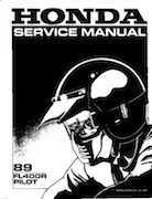 1989 Honda FL400R Pilot Service Manual