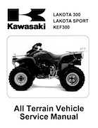 1995-2004 Kawasaki Lakota 300, Lakota Sport, KEF300 Service Manual