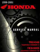 1998-2001 Honda TRX450S Foreman manual