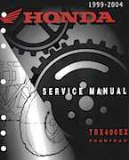 1999 honda 4trax ATV manual s