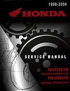 2004 honda foreman service manual