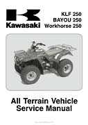 2003 Kawasaki 250 bayou owners manual