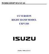 isuzu trooper 2002 service manual