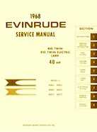 1968 Evinrude 40802  service manual