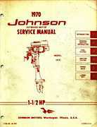 1970 Johnson 1R70  service manual