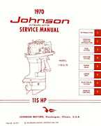1970 Johnson Model 115ESL70 service manual