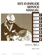1972 Evinrude Model 125283 service manual