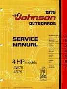 1975 Johnson Model 4W75 service manual
