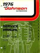 1976 Johnson Model 2R76 service manual