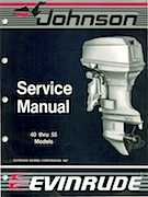 1988 Evinrude Model E40RLCC service manual