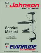 1993 Johnson/Evinrude Model BFX2TK service manual