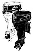 1994 Johnson/Evinrude Model 40RPLV service manual