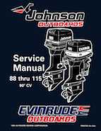 1996 Evinrude Model E115JLED service manual