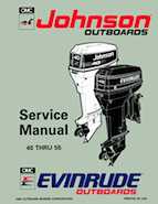 1993 Johnson Evinrude "ET" 40 thru 55 Service Manual, P/N 508283