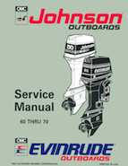 1993 Johnson Evinrude "ET" 60 thru 70 Service Manual, P/N 508284