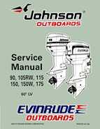 1997 Johnson Evinrude "EU" 90, 105RW, 115, 150, 150W, 175 60 LV Service Manual, P/N 507268