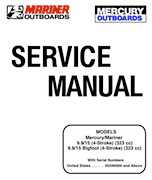 mercury 4 stroke service repair manual 9 9 15