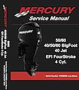 2002+ Mercury 40/50/60 BigFoot 40 Jet EFI 4-Stroke Outboard Service Manual