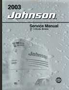 2003 Johnson ST 6/8 HP 4 Stroke Outboards Service Manual, PN 5005471