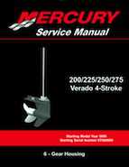2005 Mercury Verado 200 HP Owners Manual
