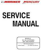 repair manual 2001 mercury 60 HP two stroke outboard