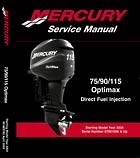 Shop Service Manual for mercury 2004 elpto 90hp two stroke