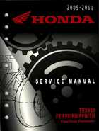 2005-2011 Honda FourTrax Foreman TRX500 FE/FPE/FM/FPM/TM Service Manual