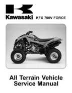 2004-2009 Kawasaki KFX 700 / KFX 700V Force Factory Service Manual