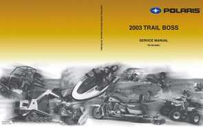 2003 Polaris ATV Trail Boss 330 Factory Service Manual