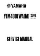 2000 Yamaha YFM400FWA(M) Factory Service workshop Manual