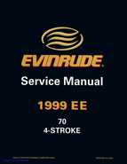 1999 EE Evinrude 70HP 4-Stroke Service Repair Manual, P/N 787023