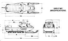 1973 Ski Doo Blizzard 340