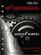 honda recon 2011 250 service manual