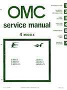 1981 Johnson 4HP Model J4WCI service manual