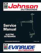 1992 Johnson/Evinrude Model BFX4K service manual