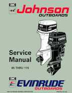 1993 Johnson/Evinrude Model V90SLET service manual