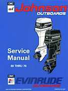 1994 Evinrude Model E60TLER service manual