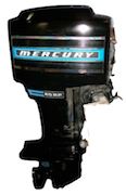 how much does a 1965 35 h p mercury outboard motor weigh