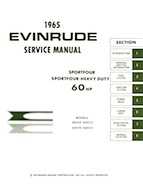 1965 Evinrude SportFour Heavy Duty 60 HP Outboards Service Manual, 4204