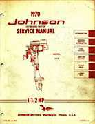 1970 Johnson 1.5 HP Outboard Motor Service Manual