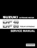 1996-2005 Suzuki DF40, DF50 Four Stroke Outboard Service Manual