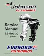 1997 Johnson Evinrude "EU" 9.9 thru 30 2-Cylinder Service Manual, P/N 507263