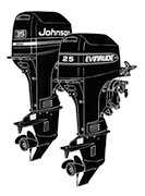 picture of a 1998 35 HP evinrude outboard