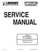 Mercury Mariner 4 and 5HP 4-Stroke Outboards Service Shop Manual 1999