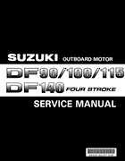 SUZUKI DOWNLOAD 2001 2009 DF 90 100 115 140 HP Service Manual Outboar